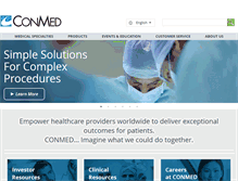Tablet Screenshot of conmed.com